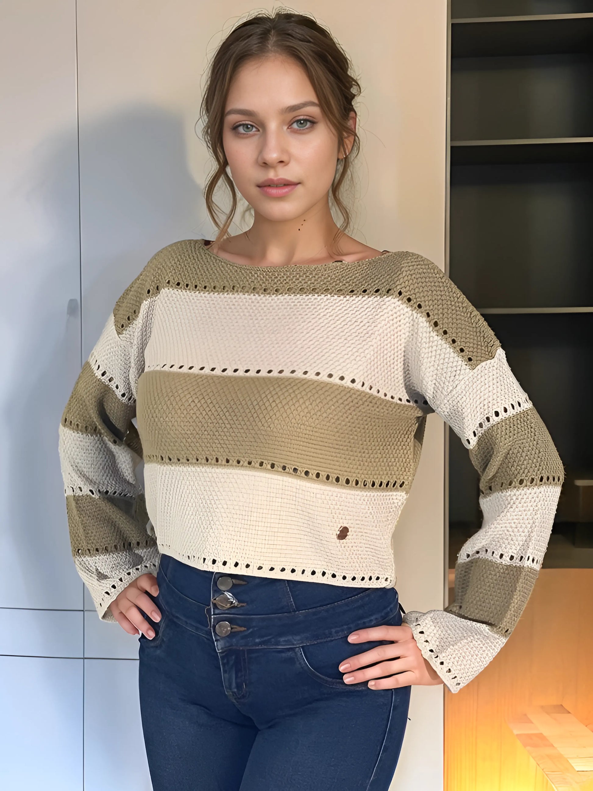 Suéter Tejido Casual Chic