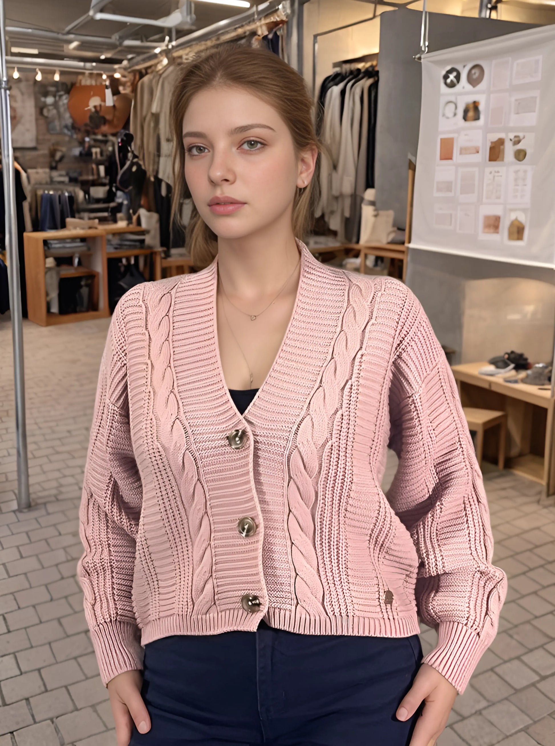 Cardigan “Luz de Trenza”